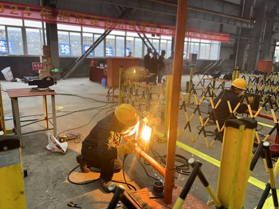 公司舉辦電焊工、電工技術(shù)比武