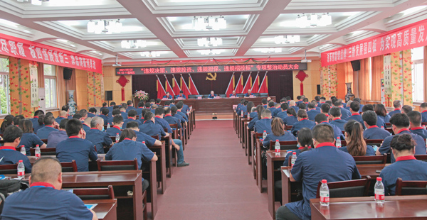 公司召開“違規(guī)決策、違規(guī)投資、違規(guī)擔(dān)保、違規(guī)招投標(biāo)”專項(xiàng)整治動(dòng)員大會(huì)